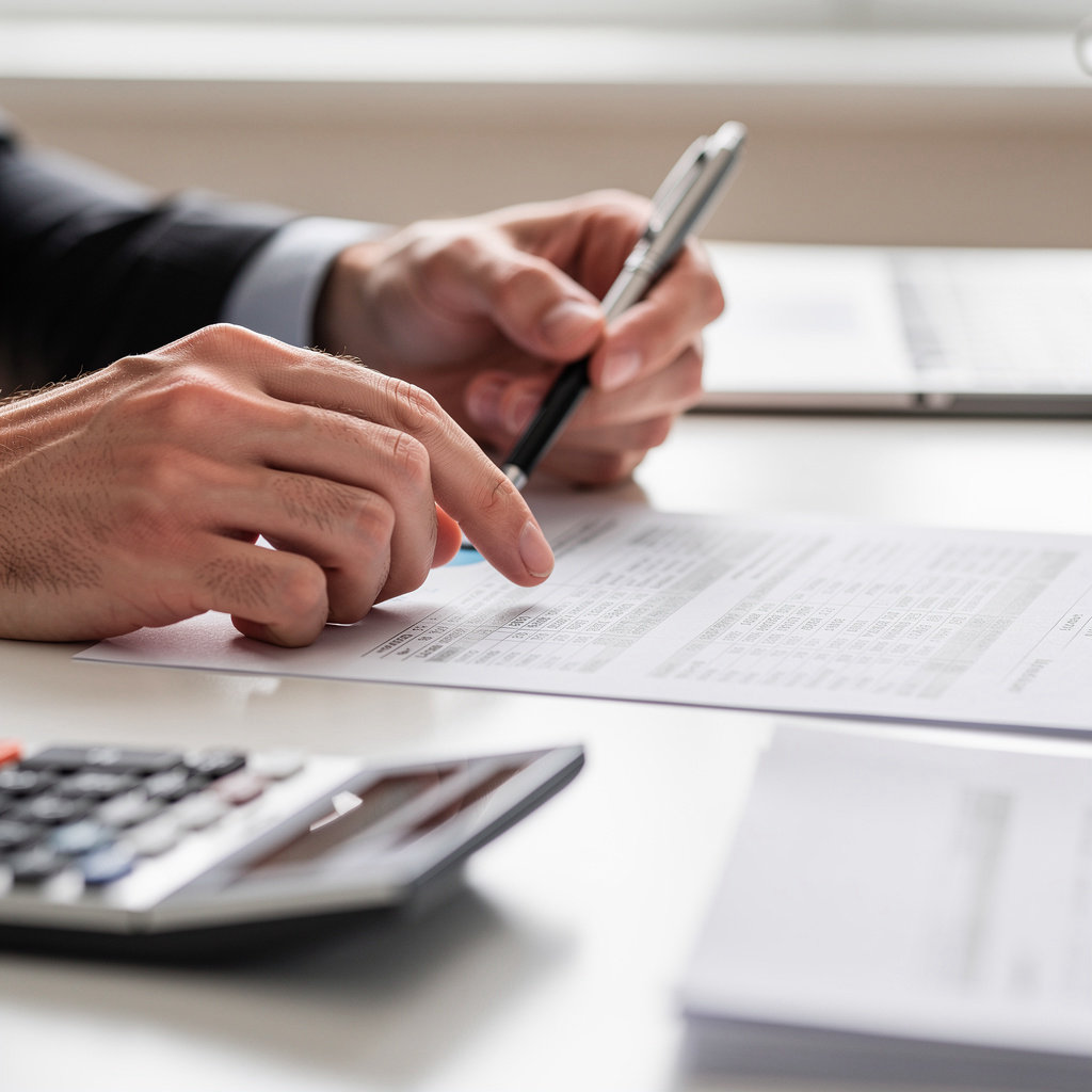 CREDIT REPAIR FINEST expert analyzing a credit report to identify errors and improve your financial health